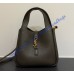 Saint Laurent LE 5 À 7 Baby Bea in grained leather YSL872469-dark-green