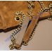 Saint Laurent Niki Small shopping in suede leather YSL872680-b-camel