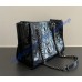 Saint Laurent Niki Small shopping in vintage leather YSL872680-black