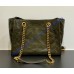 Saint Laurent Niki Small shopping in vintage leather YSL872680-green