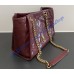 Saint Laurent Niki Small shopping in vintage leather YSL872680-wine