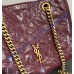 Saint Laurent Niki Small shopping in vintage leather YSL872680-wine