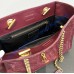 Saint Laurent Niki Small shopping in vintage leather YSL872680-wine