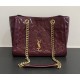 Saint Laurent Niki Small shopping in vintage leather YSL872680-wine