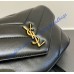 Saint Laurent LOULOU toy crossbody in MATELASSÉ lambskin YSL873156-black