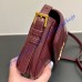Saint Laurent LOULOU toy crossbody in MATELASSÉ lambskin YSL873156-wine