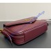 Saint Laurent LOULOU toy crossbody in MATELASSÉ lambskin YSL873156-wine