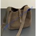 Saint Laurent LE 5 À 7 supple Crossbody in Suede Leather YSLA00211-A-gray