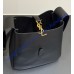 Saint Laurent LE 5 À 7 supple Crossbody in Grained Leather YSLA00211-B-black