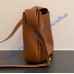 Saint Laurent LE 5 À 7 supple Crossbody in Grained Leather YSLA00211-B-brown