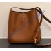 Saint Laurent LE 5 À 7 supple Crossbody in Grained Leather YSLA00211-B-brown