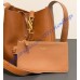 Saint Laurent LE 5 À 7 supple Crossbody in Grained Leather YSLA00211-B-brown