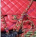 Chanel Jumbo Classic Flap Bag in Red Caviar Leather with golden hardware Chanel Jumbo Classic Flap Bag in Red Caviar Leather with golden hardware