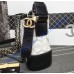 Chanel Gabrielle Small Hobo Bag White Black
