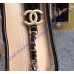 Chanel Gabrielle Hobo Bag Beige Black