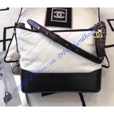 Chanel Gabrielle Hobo Bag White Black Chanel Gabrielle Hobo Bag White Black