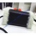 Fendi Mini 3Jours in Black Leather with mink-fur trim Fendi Mini 3Jours in Black Leather with mink-fur trim