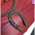 Gucci Dionysus Red Leather Medium Shoulder Bag