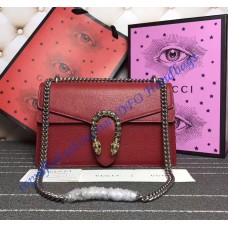 Gucci Dionysus Red Leather Medium Shoulder Bag Gucci Dionysus Red Leather Medium Shoulder Bag