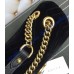 Gucci Medium GG Marmont Black velvet shoulder bag