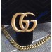 Gucci Medium GG Marmont Black velvet shoulder bag