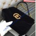 Gucci Medium GG Marmont Black velvet shoulder bag