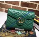 Gucci GG Marmont Green matelasse mini bag Gucci GG Marmont Green matelasse mini bag