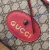 Gucci GG Supreme messenger bag with Red Leather Trim