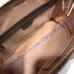 Ophidia GG Medium Top Handle Bag with Brown Leather Trim