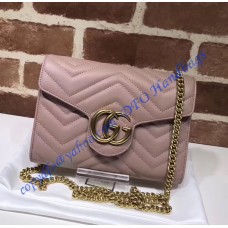 GG Marmont Pink matelasse mini bag GG Marmont Pink matelasse mini bag