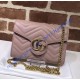 GG Marmont Pink matelasse mini bag