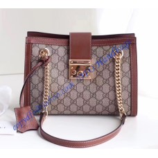 Padlock small GG shoulder bag Brown Padlock small GG shoulder bag Brown