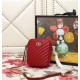 Gucci GG Marmont Mini Shoulder Bag Red