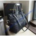 Gucci Black Nylon Guccissima Light Medium Tote