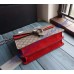 Gucci Dionysus GG Supreme Large Shoulder Bag with Red Suede Detail