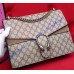 Gucci Dionysus GG Supreme Large Shoulder Bag with Tan Suede Detail