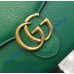 Gucci GG Marmont Green Leather Mini Chain Bag
