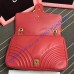 Gucci Medium GG Marmont Matelasse Shoulder Bag Red