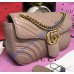 Gucci Small GG Marmont Matelasse Shoulder Bag Tan