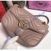 Gucci Small GG Marmont Matelasse Shoulder Bag Tan