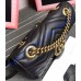 Gucci Mini GG Marmont Matelasse Shoulder Bag Black