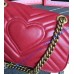 Gucci Mini GG Marmont Matelasse Shoulder Bag Red