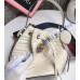 Gucci GG Marmont Quilted Leather Bucket Bag White