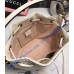 Gucci GG Marmont Quilted Leather Bucket Bag White