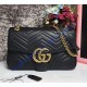 Medium GG Marmont Matelasse Shoulder Bag Black Medium GG Marmont Matelasse Shoulder Bag Black