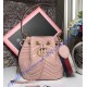 GG Marmont Quilted Leather Bucket Bag Pink