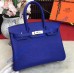 Hermes Birkin 35cm in Bleu Electrique Togo Leather Golden Hardware