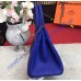 Hermes Birkin 35cm in Bleu Electrique Togo Leather Golden Hardware
