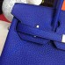 Hermes Birkin 35cm in Bleu Electrique Togo Leather Golden Hardware