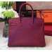 Hermes Birkin 35cm in Bordeaux Togo leather Palladium Hardware